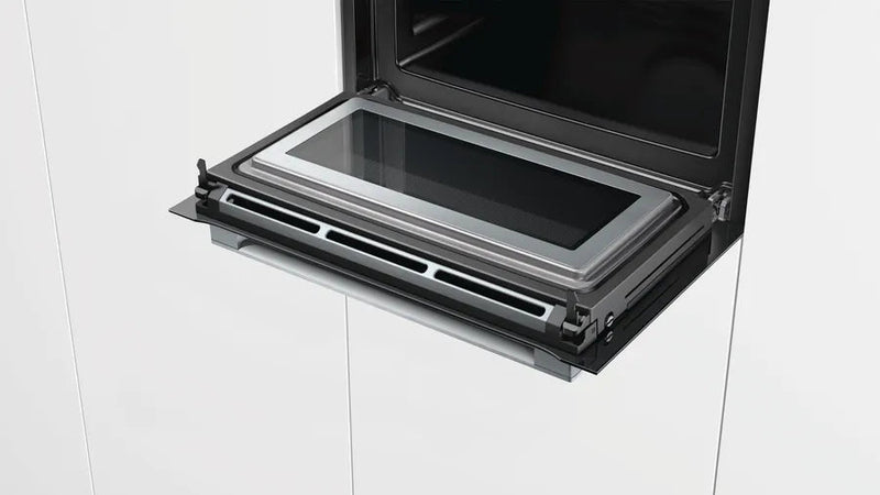 Bosch Serie 8 Built-In Combi Microwave Oven 45x60cm CMG633BS1