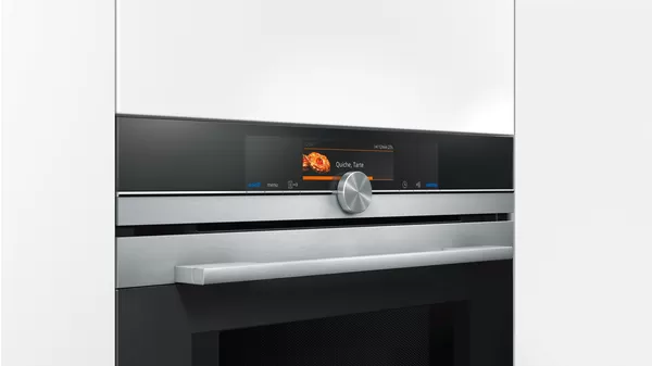 Siemens iQ700 Built-In Combi Microwave Oven 60x45cm CM678G4S1