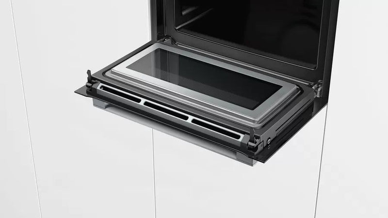 Bosch Serie 8 Built-In Combi Microwave Oven 45x60cm CMG676BB1