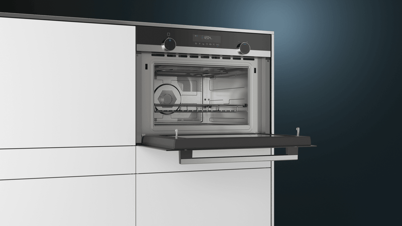 Siemens iQ500 Built-In Combi Microwave Oven 45x60cm CM585AGS0B - Ideali