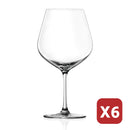 TOKYO TEMPTATION BURGUNDY  GLASS - 740 ml (6 pieces)