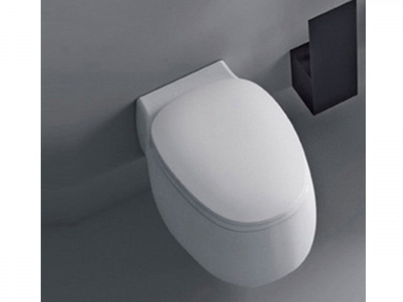 Agape Pear2 wall toilet with soft close seat ACER0897W