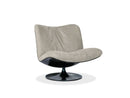 Baxter Marilyn Swivel Armchair - Leather Kashmir Nuage
