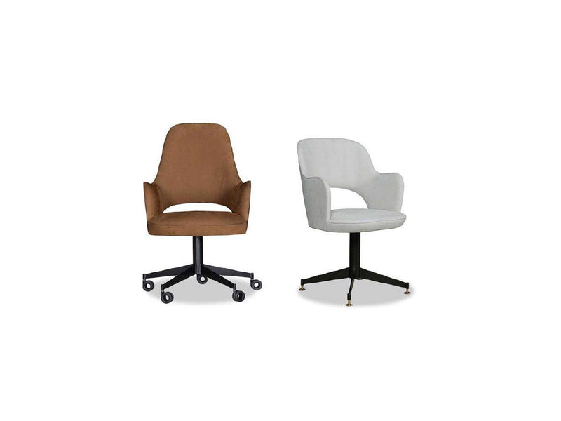 Baxter Colette Office Chair with Four Star Base - One Colour - Ideali