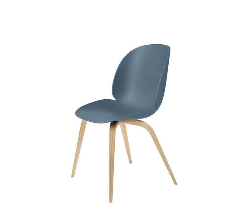 Gubi Beetle Unupholstered Dining Chair - Wood Base