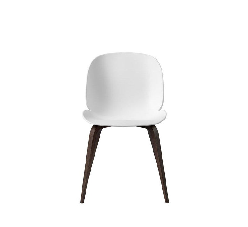 Gubi Beetle Unupholstered Dining Chair - Wood Base - Ideali