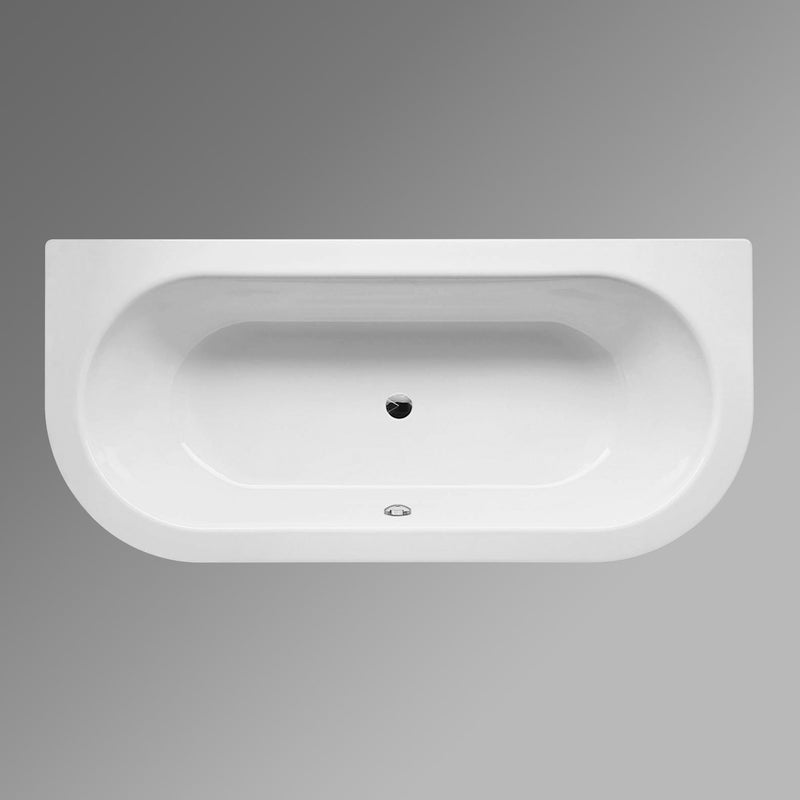 Bette Starlet I Silhouette Back-to-Wall Bath with Panelling