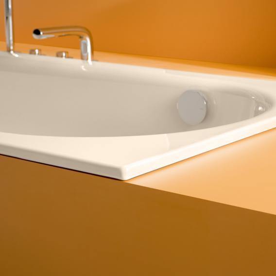 Bette Comodo Rectangular Bath, Front Overflow On The Side - Ideali