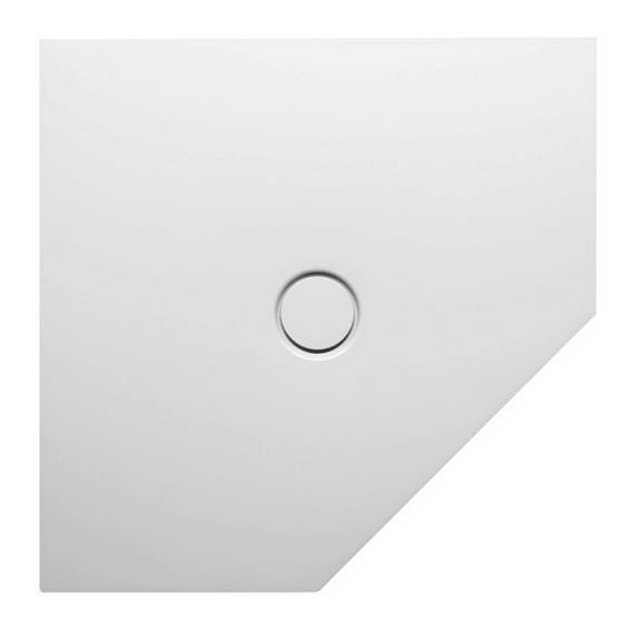 Bette Floor Caro Pentagonal Shower Tray White, With Anti-Slip Pro - Ideali