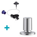 Blanco Infino® Retrofit Set For Infino® Waste System, With Comfort Remote Pull Knob Stainless Steel Silk Gloss - Ideali