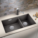 Blanco Subline 430/270-U Sink Metallic Aluminium - Ideali