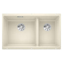 Blanco Subline 430/270-U Sink Metallic Aluminium - Ideali