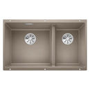 Blanco Subline 430/270-U Sink Metallic Aluminium - Ideali