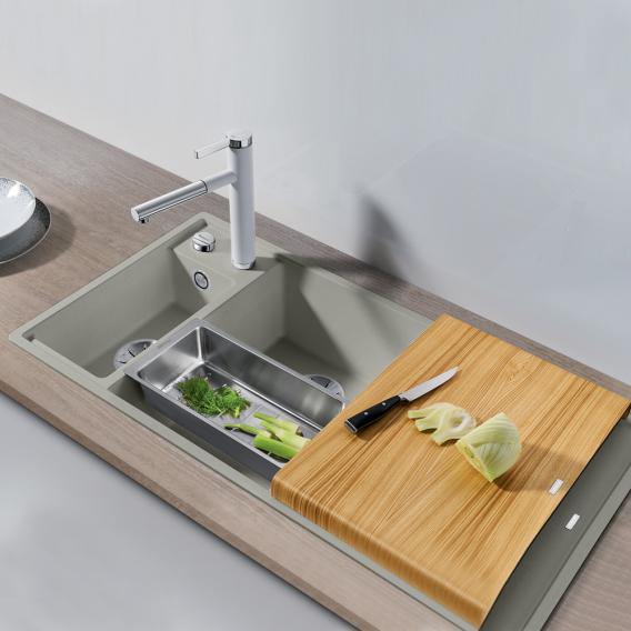 Blanco Axia Iii 6 S Sink Rock Grey, Basin Right - Ideali