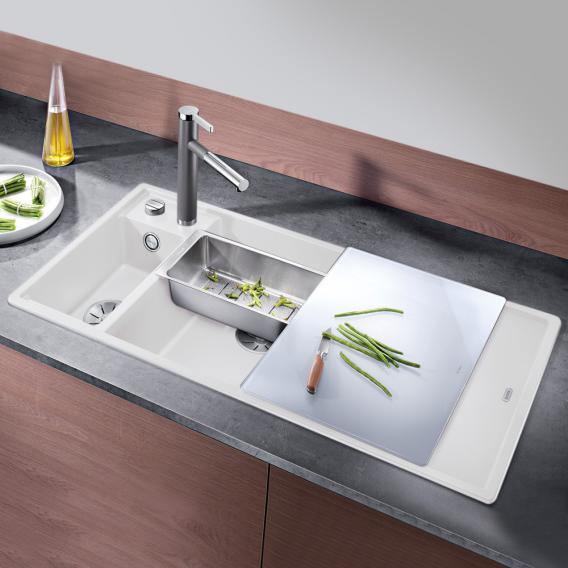 Blanco Axia Iii 6 S Sink Rock Grey, Basin Right - Ideali