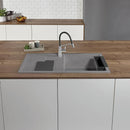 Blanco Sity Xl 6 S Sink Metallic Aluminium, Lava Grey Accessory Set - Ideali