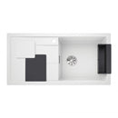 Blanco Sity Xl 6 S Sink Metallic Aluminium, Lava Grey Accessory Set - Ideali
