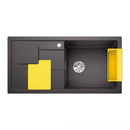 Blanco Sity Xl 6 S Sink Metallic Aluminium, Lava Grey Accessory Set - Ideali