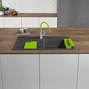 Blanco Sity Xl 6 S Sink Metallic Aluminium, Lava Grey Accessory Set - Ideali