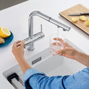 Blanco Fontas Ii Single Lever Mixer, With Filter System, With Pull-Out Spray - Ideali