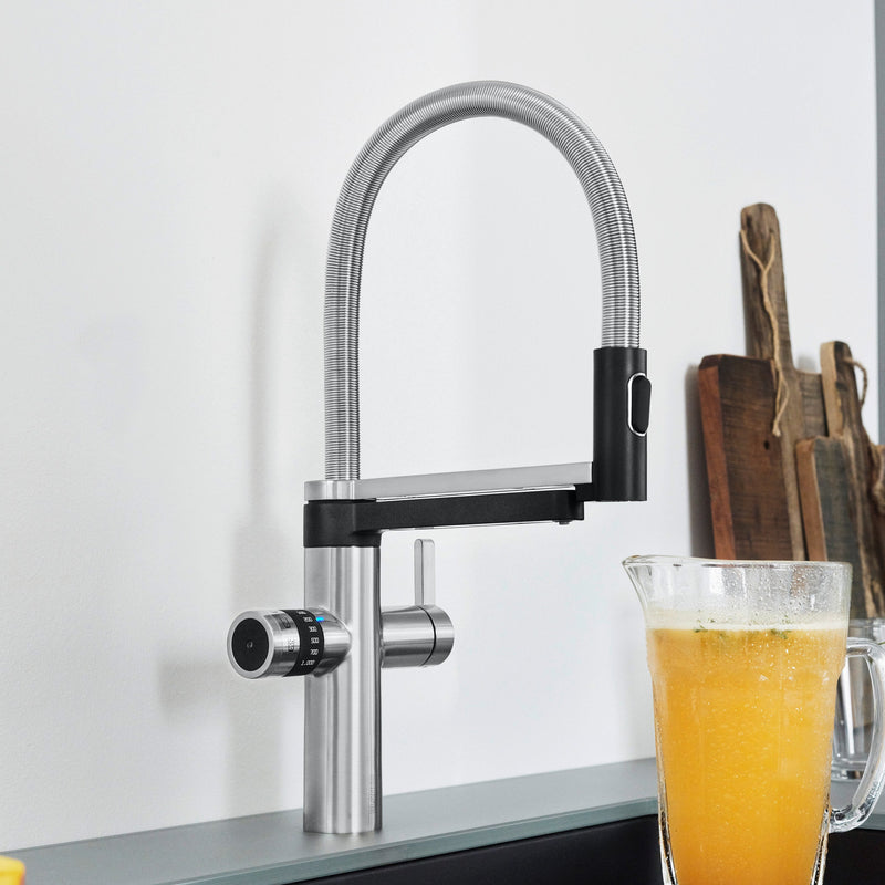 Blanco Evol-S Pro Single Lever Kitchen Mixer, with Soda and Filter System