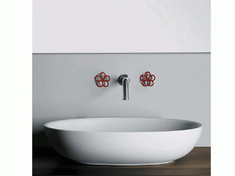 Boffi Pipe wall mounted washbasin tap RGFP02E + RIFP03 - Ideali