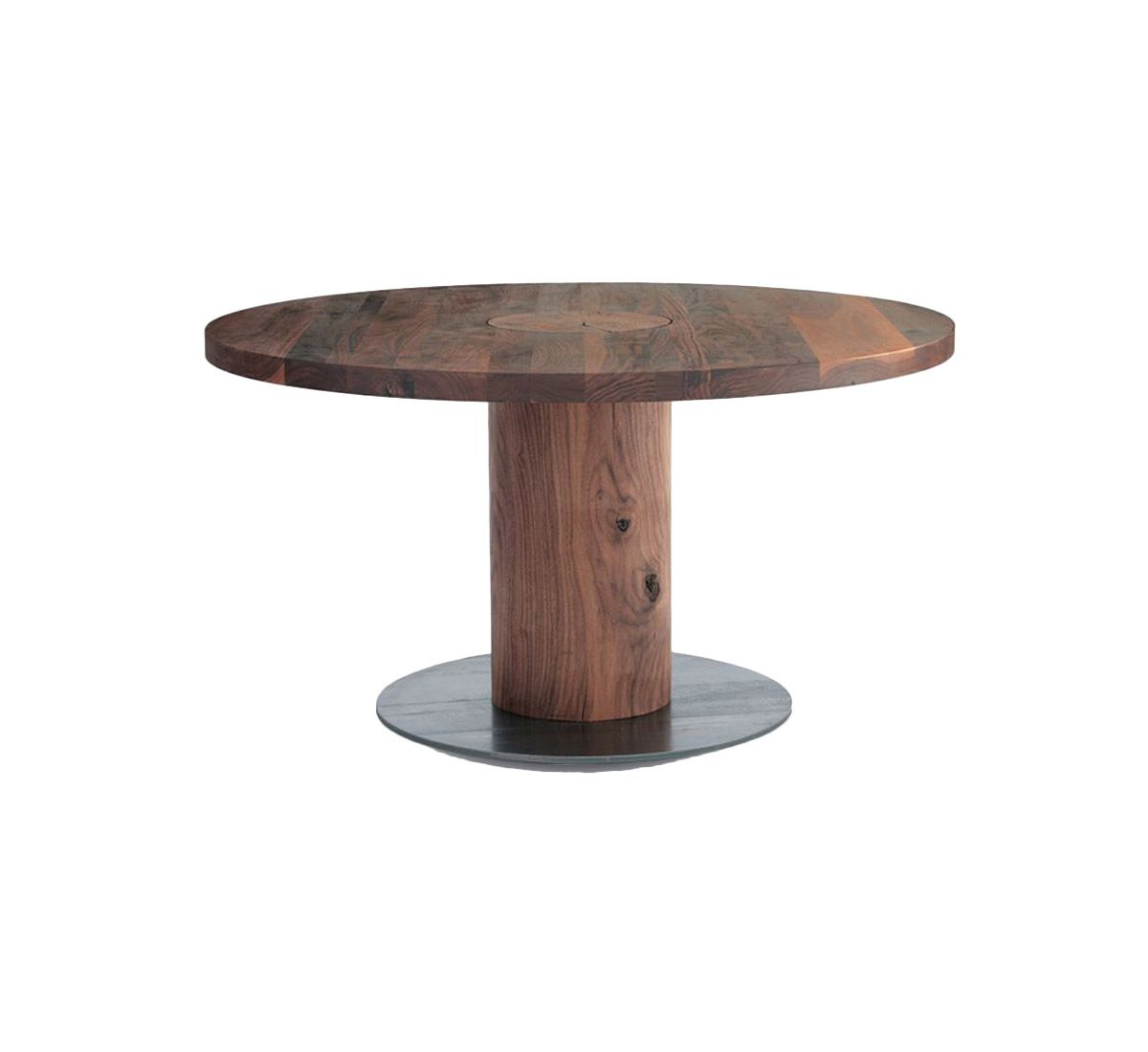 Riva 1920 Boss Executive Round Walnut Table: Prices up to 40% off