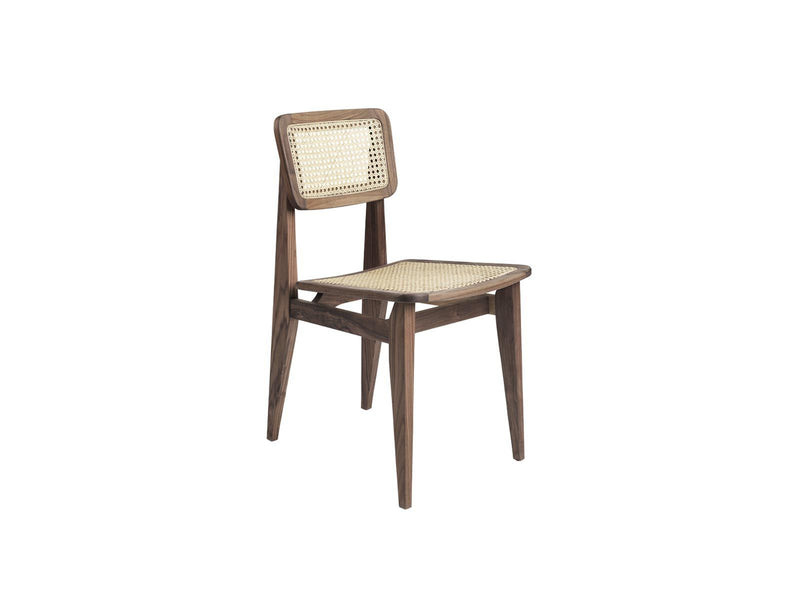 Gubi C-Chair Dining Chair, French Cane