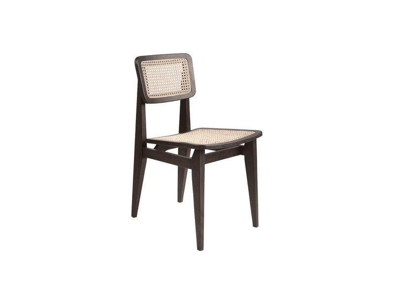Gubi C-Chair Dining Chair, French Cane - Ideali