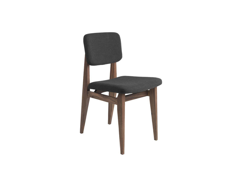 Gubi C-Chair Dining Chair, Fully Upholstered