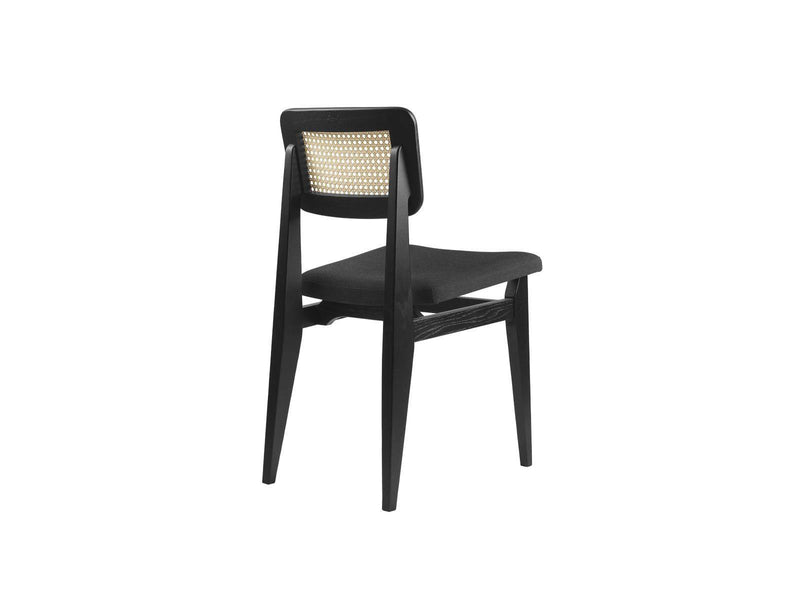 Gubi C-Chair Dining Chair, Upholstered Seat - Ideali