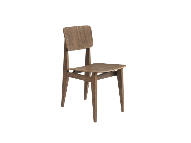 Gubi C-Chair Dining Chair, Veneer - Ideali