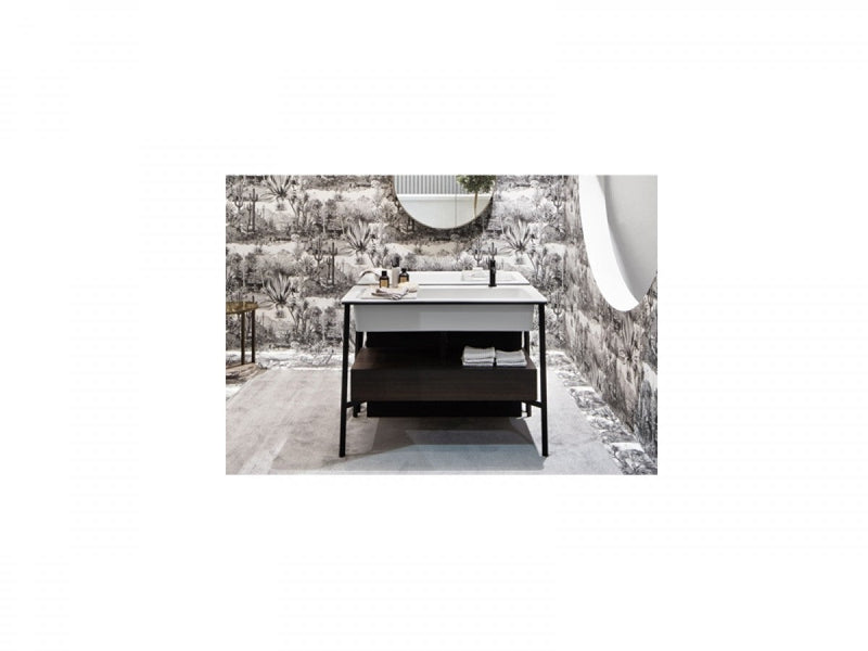 Cielo Catino Rettangolare vanity with sink