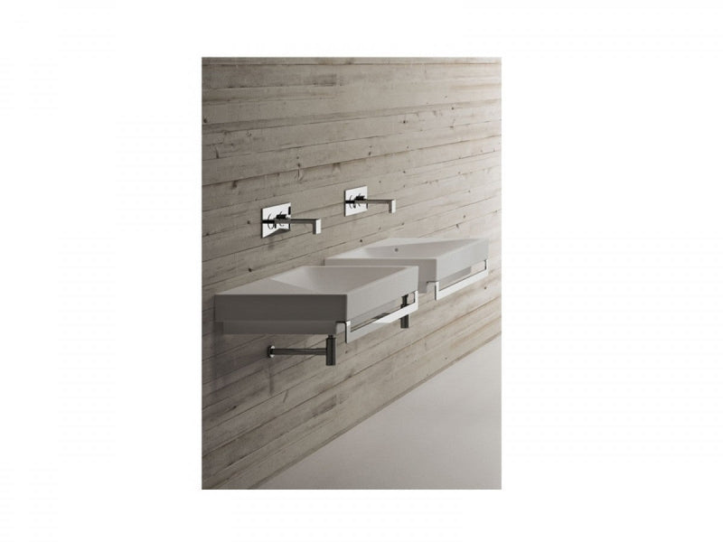 Cielo Smile wall sink Blink shelf to the right SMLA75DX