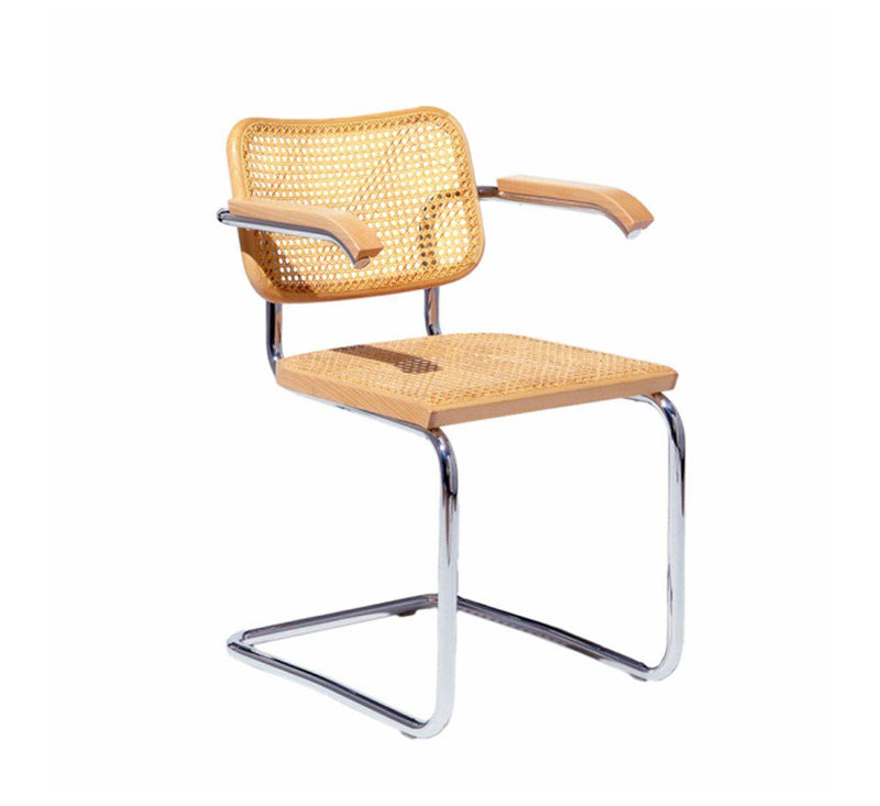 Cesca Chair Beech- with Armrest - Ideali Premium Homeware