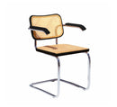 Cesca Chair Black Beech - with Armrests - Ideali Premium Homeware