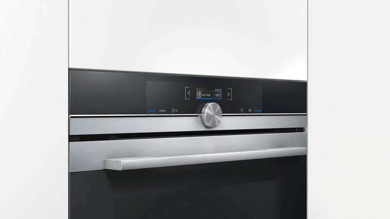 Siemens iQ700 Built-In Combi Microwave Oven 60x45cm CM633GBS1B - Ideali