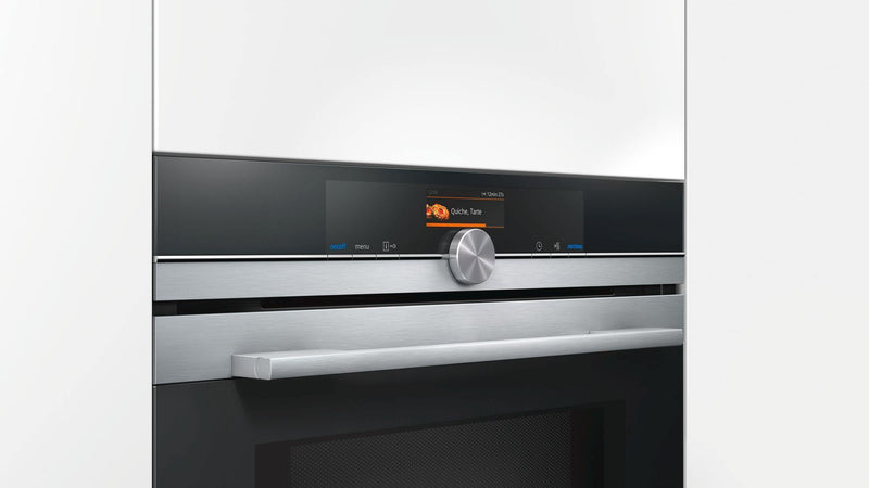 Siemens iQ700 Built-In Combi Microwave Oven 60x45cm CM656GBS6B - Ideali