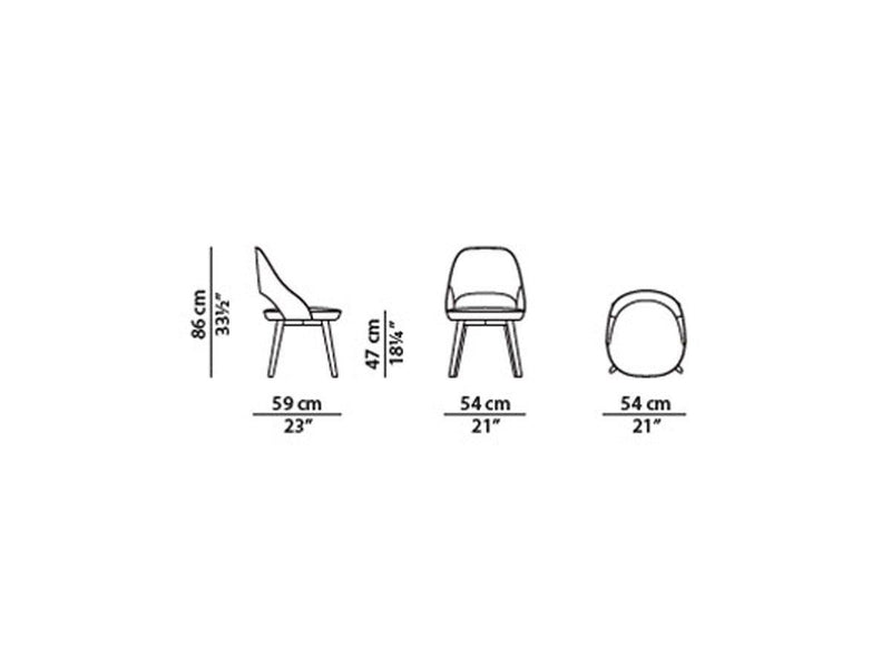 Baxter Colette Chair - One-Colour - Ideali