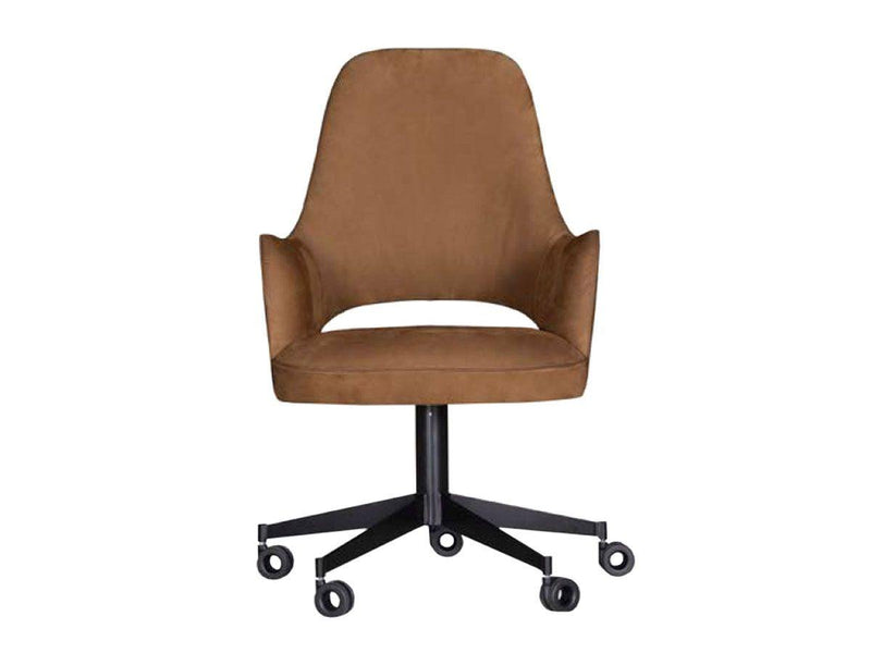 Baxter Colette Office Chair with Wheels - One Colour