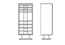 Giorgetti Corium Tall Chest of Drawers - Ideali