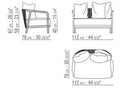 Flexform Crono Sofa