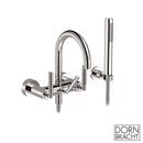 Dornbracht Tara. Wall-Mounted Bath Mixer with Shower Hose Set - Ideali