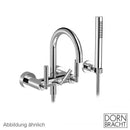 Dornbracht Tara. Wall-Mounted Bath Mixer with Shower Hose Set - Ideali