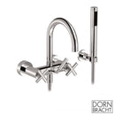 Dornbracht Tara. Wall-Mounted Bath Mixer with Shower Hose Set - Ideali