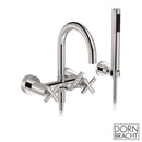 Dornbracht Tara. Wall-Mounted Bath Mixer with Shower Hose Set - Ideali
