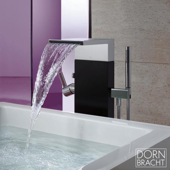Dornbracht Freestanding Single-Lever Bath Mixer with Cascade Spout and Shower Hose Set - Ideali