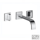 Dornbracht Mem Wall-Mounted Basin Mixer With Individual Escutcheons - Ideali