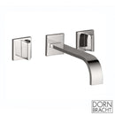 Dornbracht Mem Wall-Mounted Basin Mixer With Individual Escutcheons - Ideali