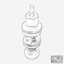 Dornbracht Diverter For Concealed Single Lever Mixer With Diverter 9021340810090 - Ideali